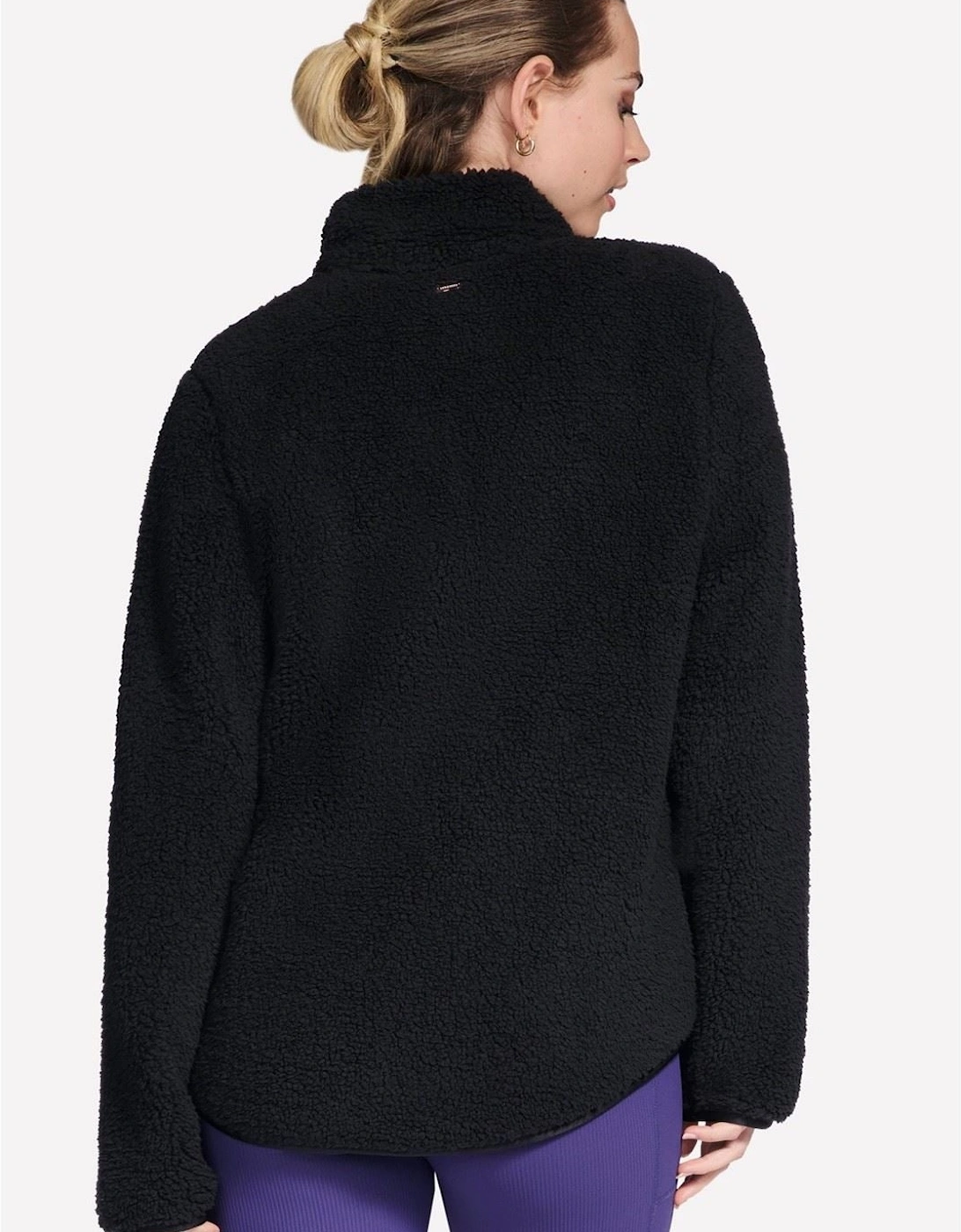 Skechers Skech-Sherpa Jacket Women's Black Fleece Jackets