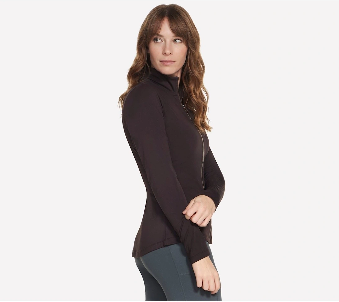 Skechers GOFLEX Harmony Jacket Women's Brown Jacket