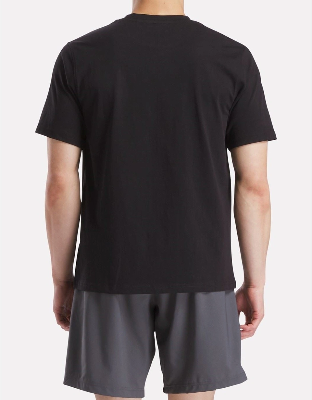 Reebok Cody Crew Neck Tee Cotton Men's Black Short Sleeve T-Shirts