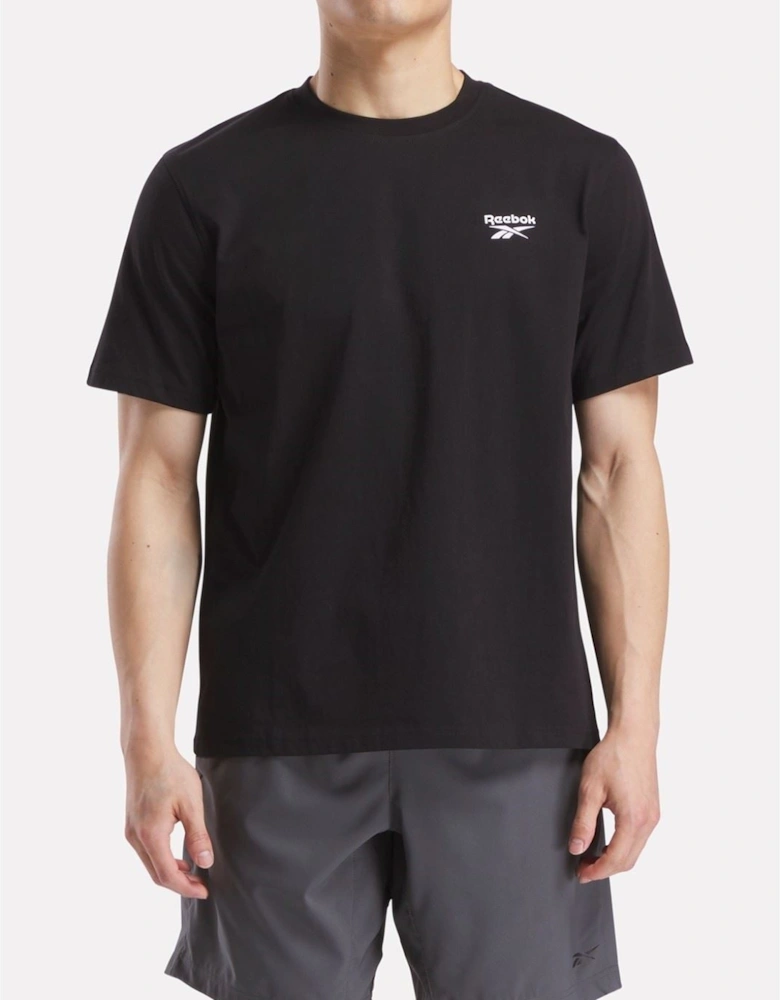 Reebok Cody Crew Neck Tee Cotton Men's Black Short Sleeve T-Shirts