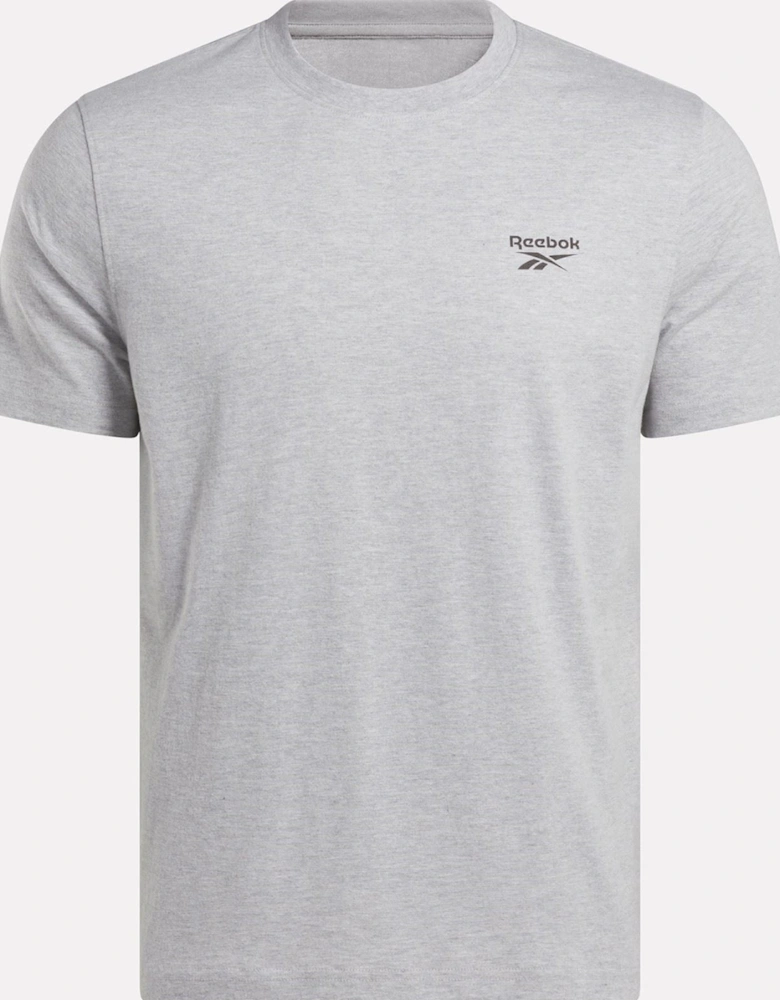 Reebok Cody Crew Neck Tee Cotton Men's Grey Short Sleeve T-Shirts
