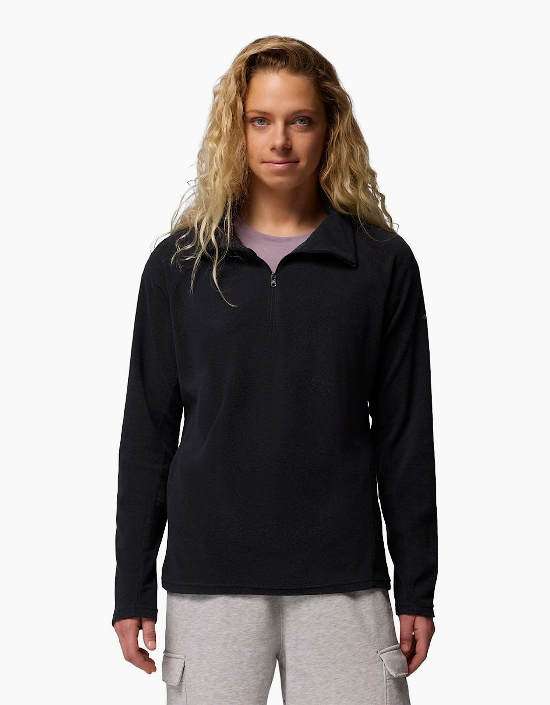 Columbia Glacial IV 1/2 Zip Polyester Women's Black Fleece Pullover