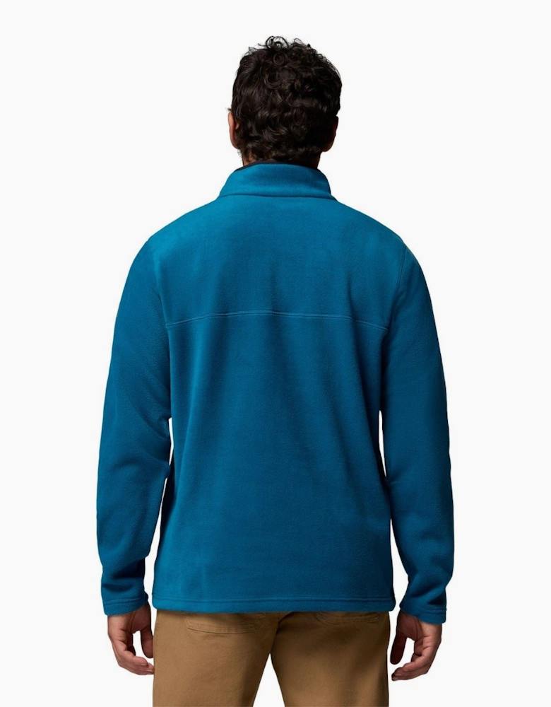 Columbia Steens Mountain Half Snap II Polyester Men's Blue Fleece Pullover