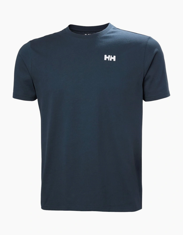 Helly Hansen Sport Staple T-Shirt Cotton Men's Blue Short Sleeve T-Shirts