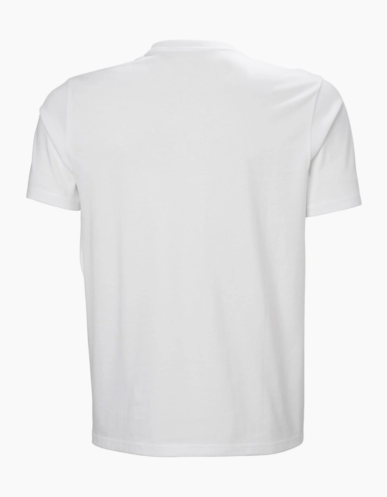 Helly Hansen Sport Staple T-Shirt Cotton Men's White Short Sleeve T-Shirts