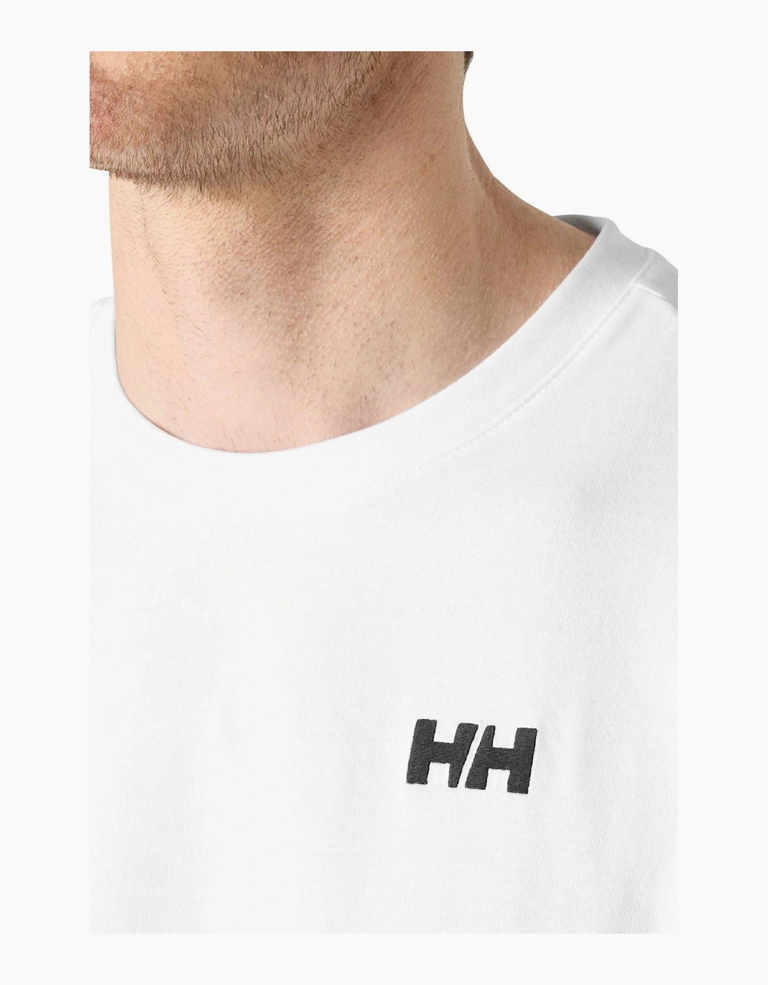 Helly Hansen Sport Staple T-Shirt Cotton Men's White Short Sleeve T-Shirts