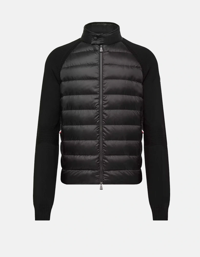 Hybrid Zip Cardigan Black