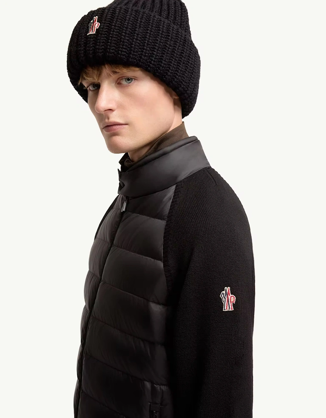 Hybrid Zip Cardigan Black