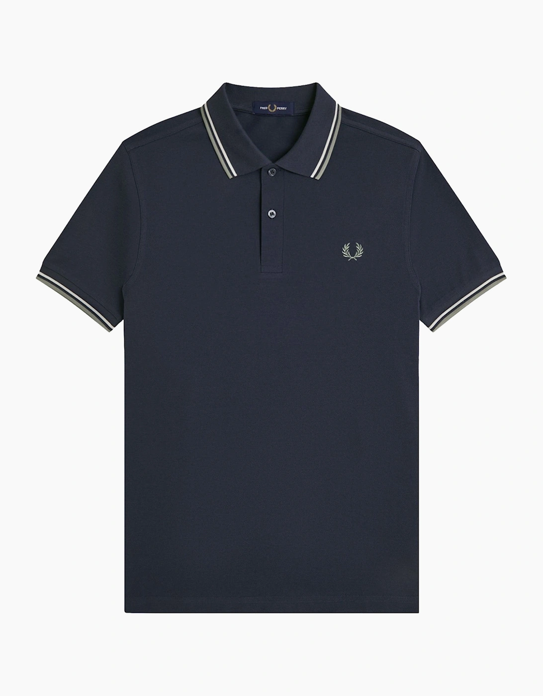 Fred Perry Men's Fred Perry Twin Tipped Fred Perry Polo Shirt - Black