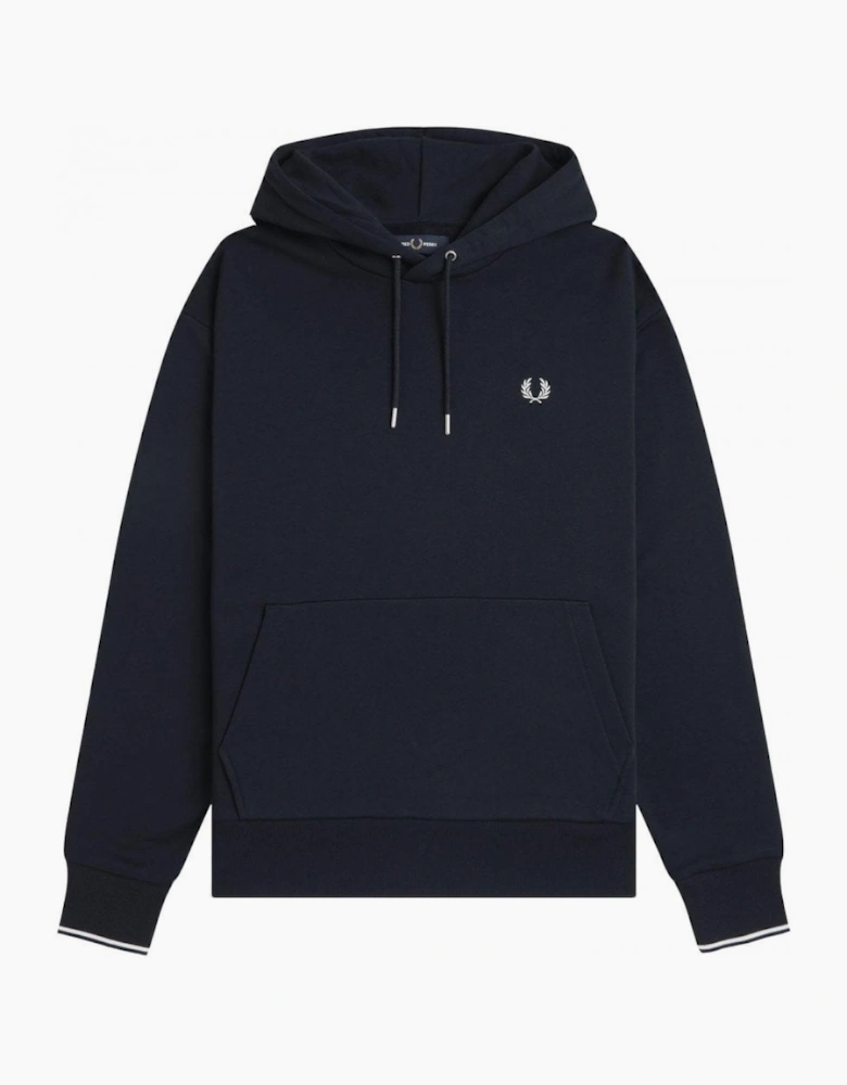Fred Perry Men's Navy Hooded Sweatshirt