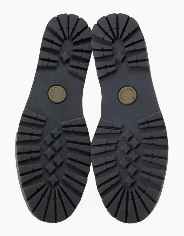 Fred Perry Rich Brown Leather Kenny Shoe