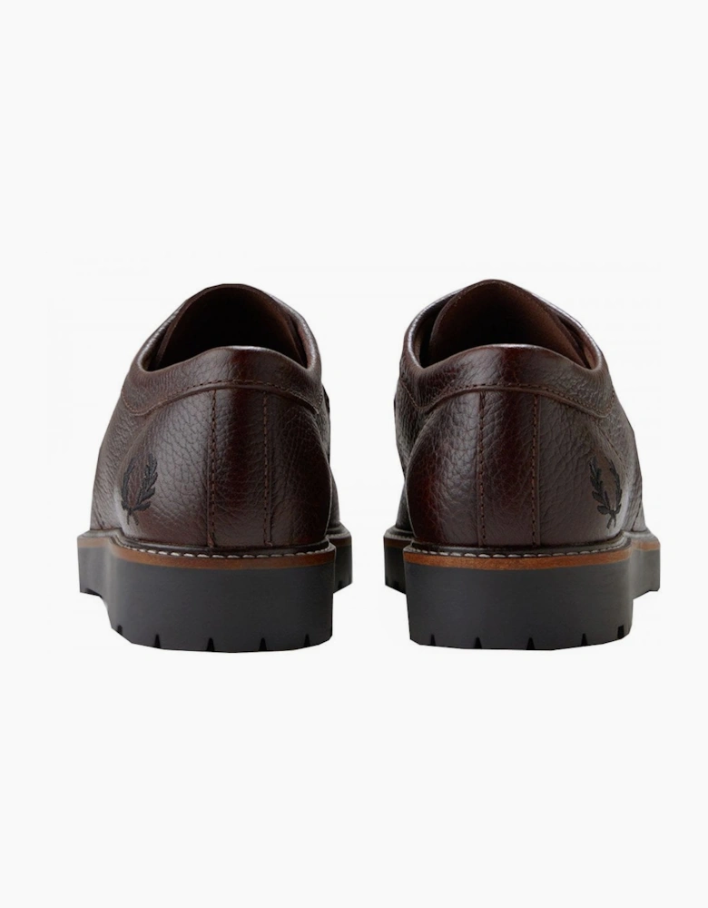 Fred Perry Rich Brown Leather Kenny Shoe
