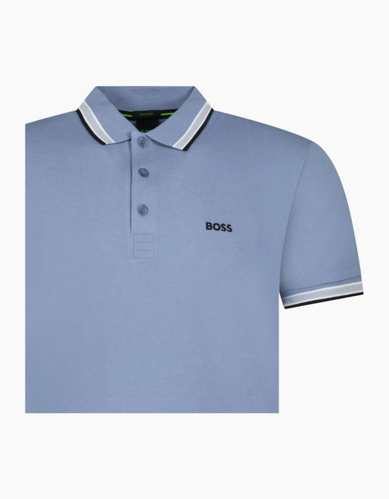 Boss Paddy Polo Shirt in Open Blue