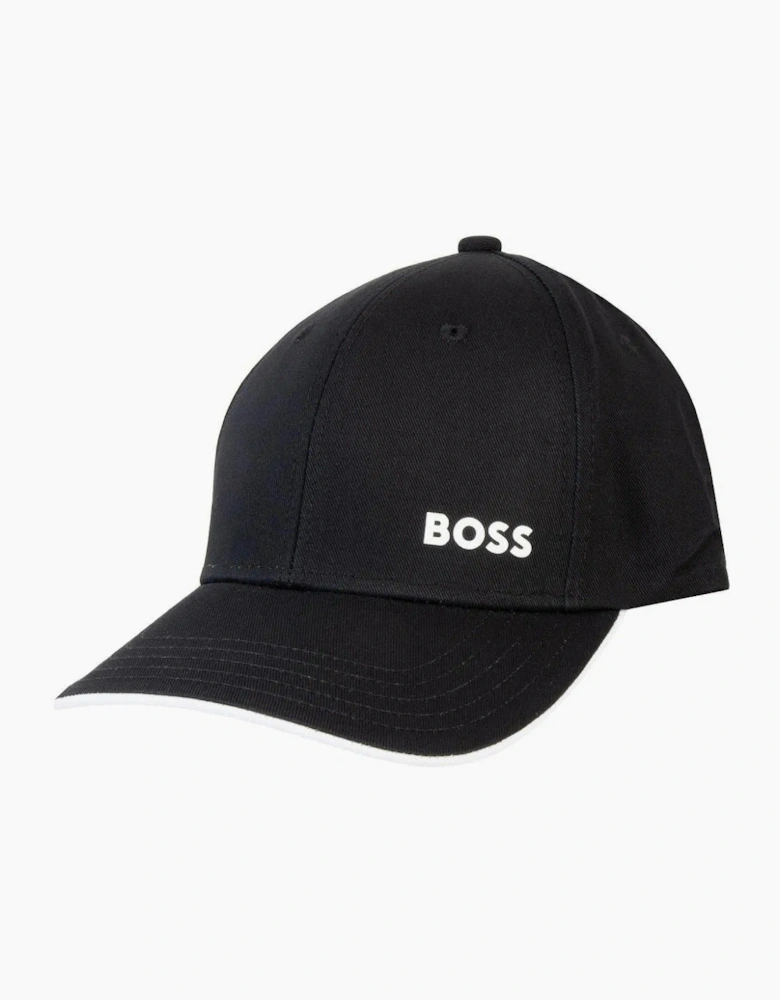 Boss Logo Embossed Cap Black