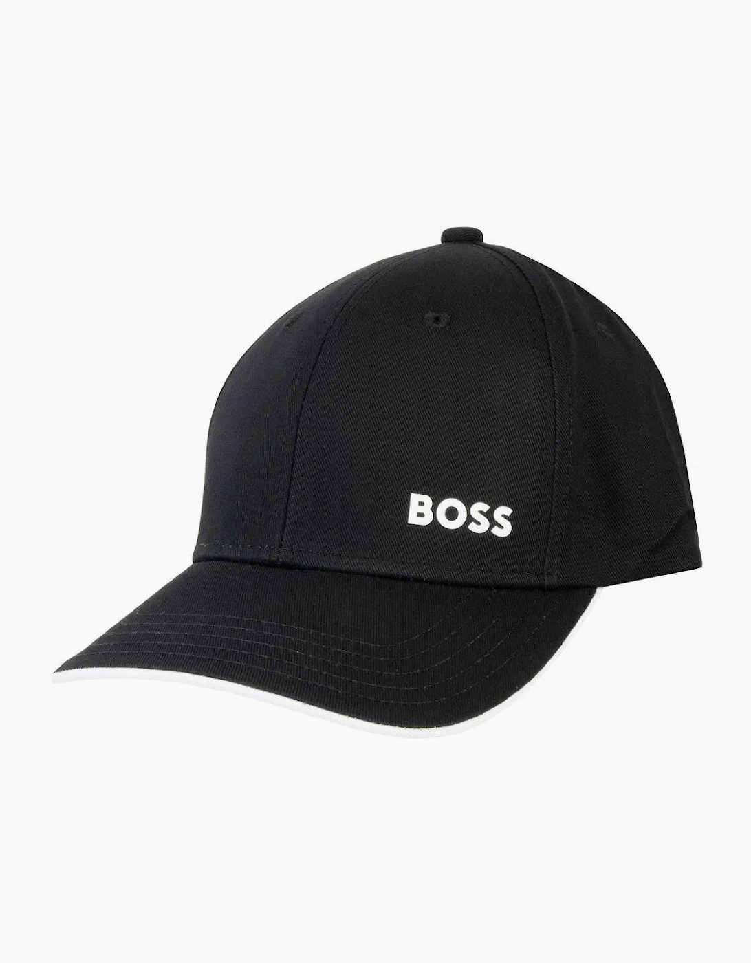 Boss Logo Embossed Cap Black