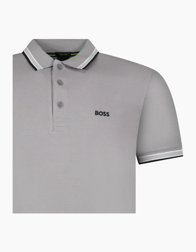 Boss Paddy Polo Shirt in Light Grey