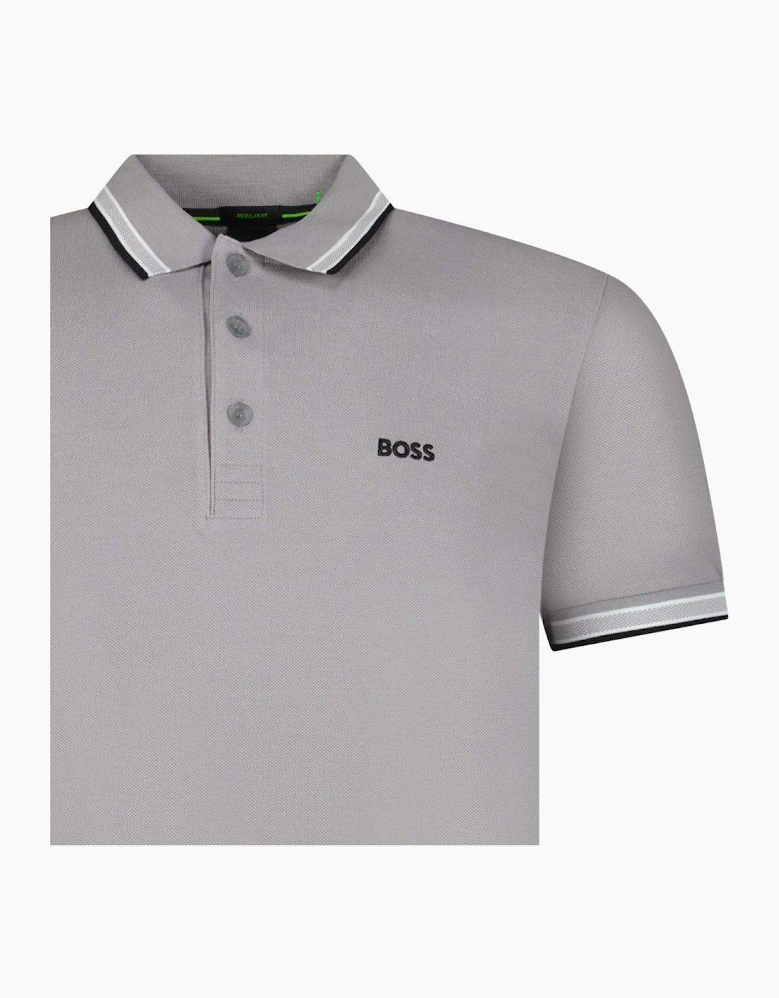 Boss Paddy Polo Shirt in Light Grey