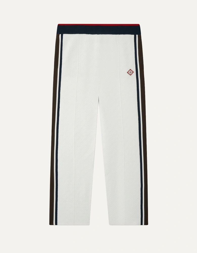 Cafe Stripe Trousers White