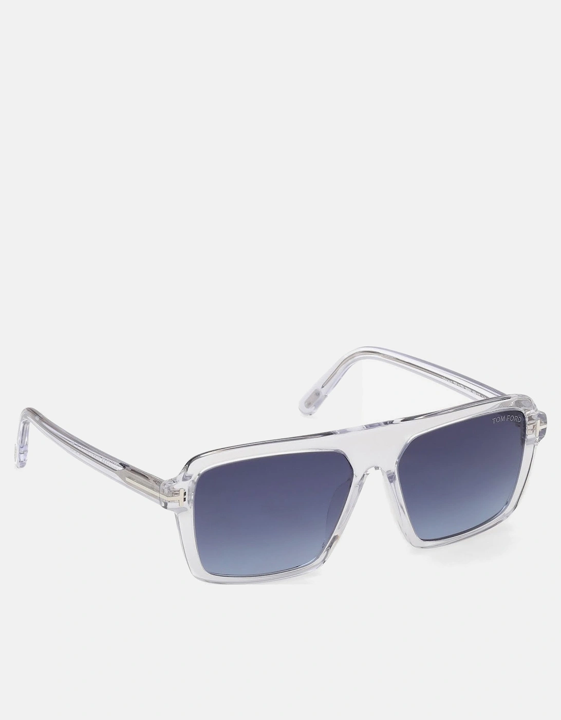 Vincent Square Frame Sunglasses Clear