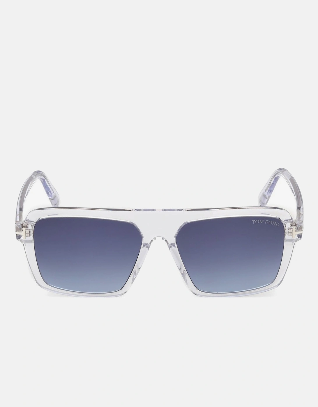 Vincent Square Frame Sunglasses Clear