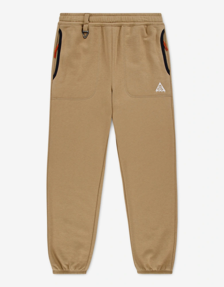 Nike Kids ACG LBR Fleece Joggers in Beige