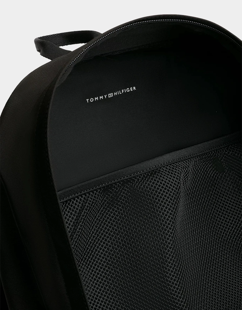 Tommy Hilfiger Kids Essential Flag Backpack in Black