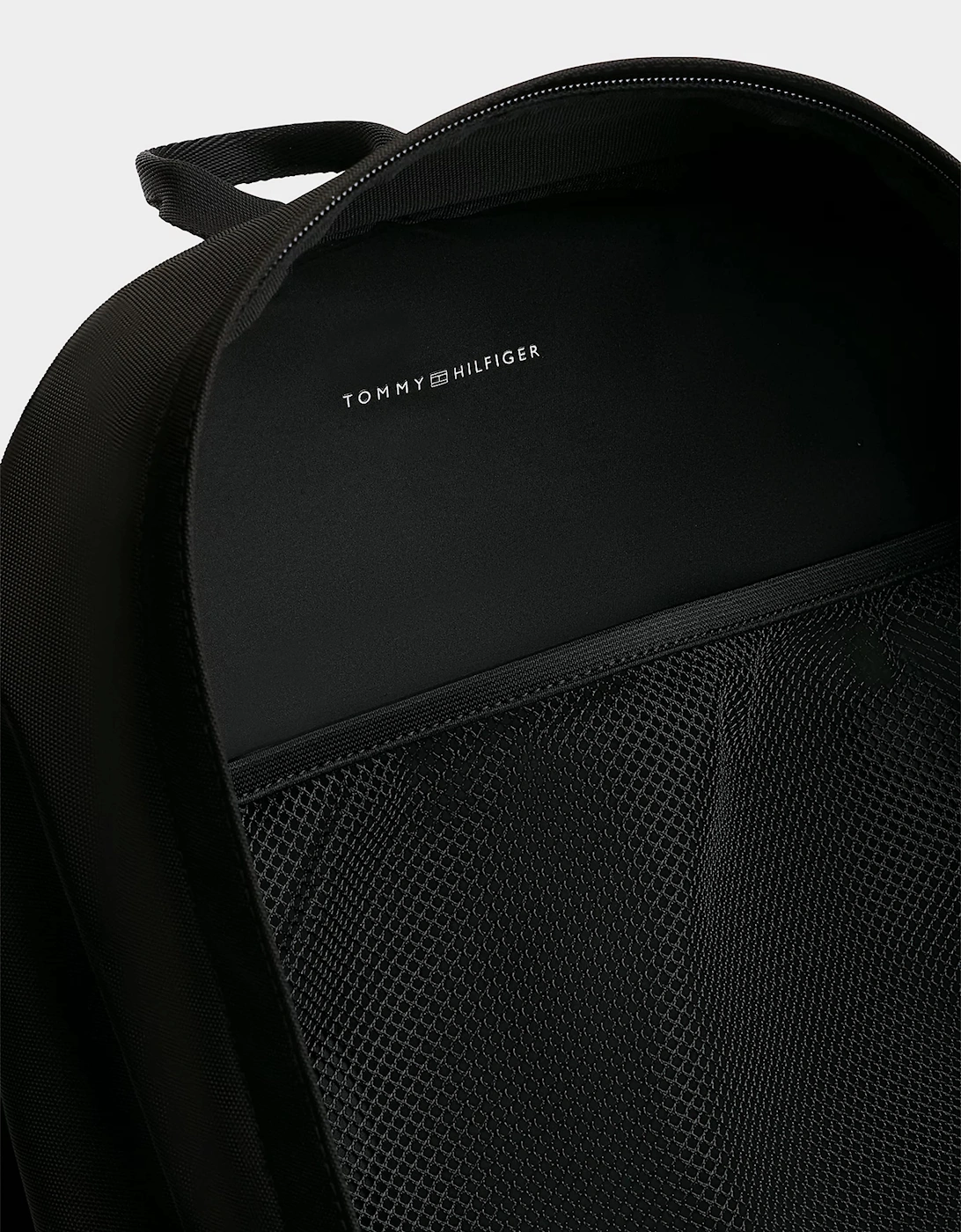 Tommy Hilfiger Kids Essential Flag Backpack in Black