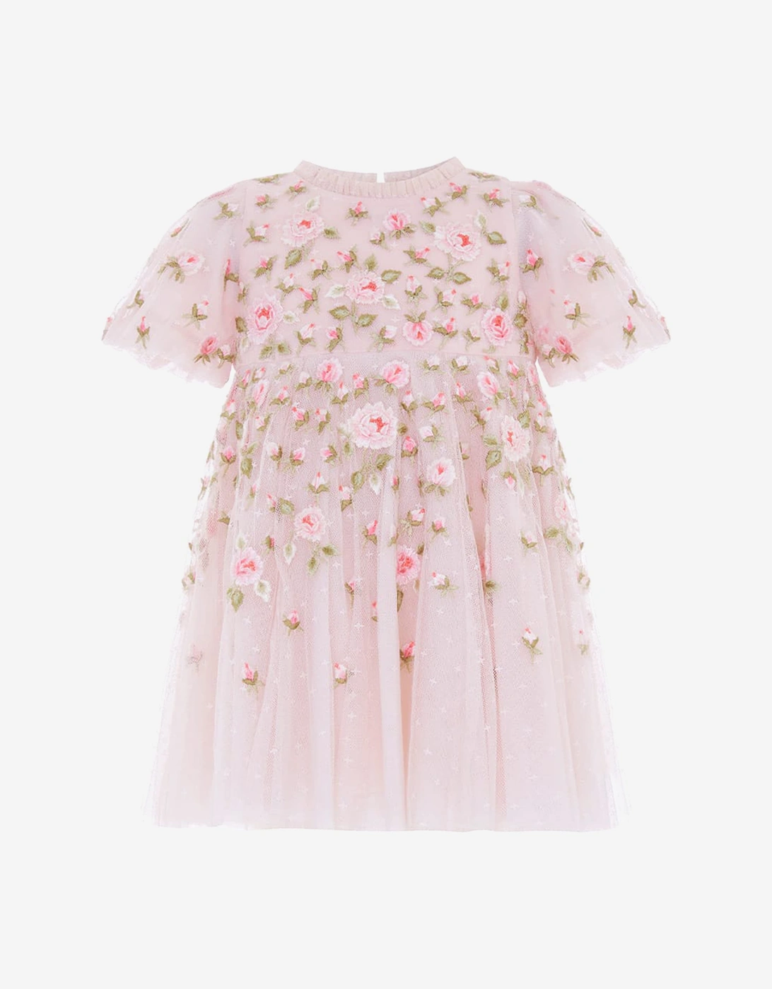 Needle & Thread Baby Girls Rose Bloom Dress in Pink