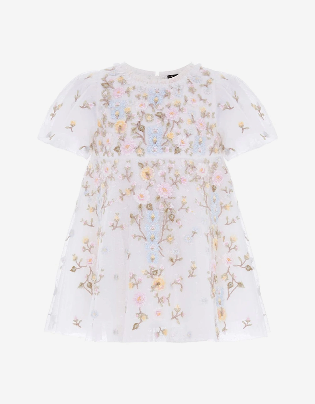 Needle & Thread Baby Girls Garden Rose Dress in White