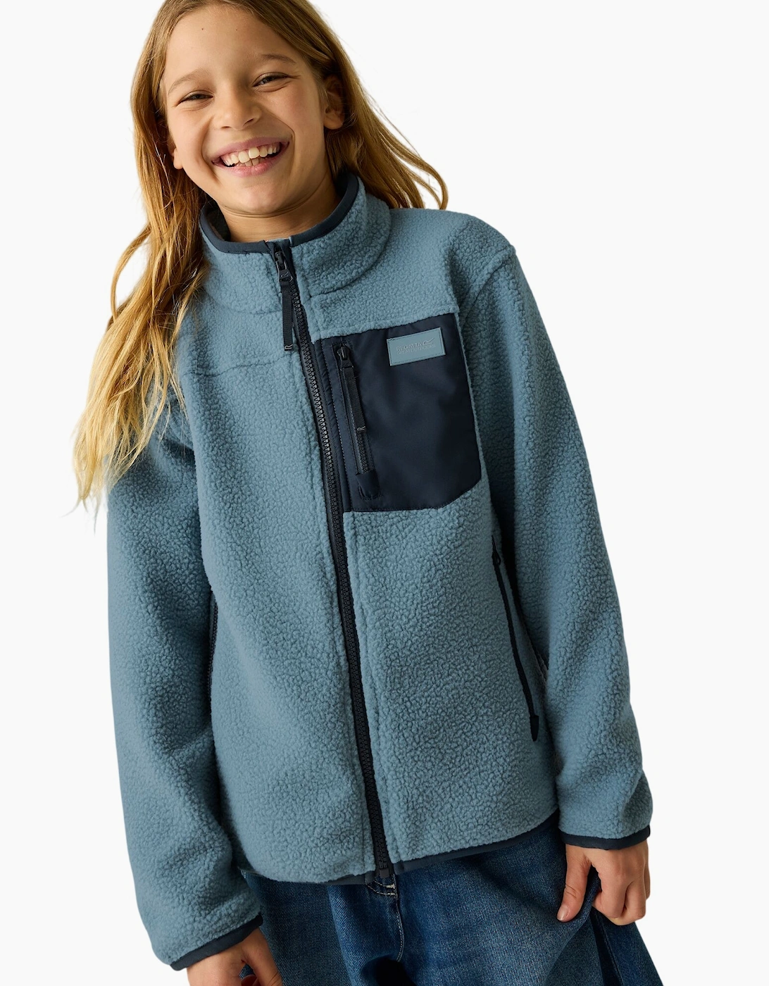 Regatta Childrens/Kids Frankie Colour Block Fleece Jacket