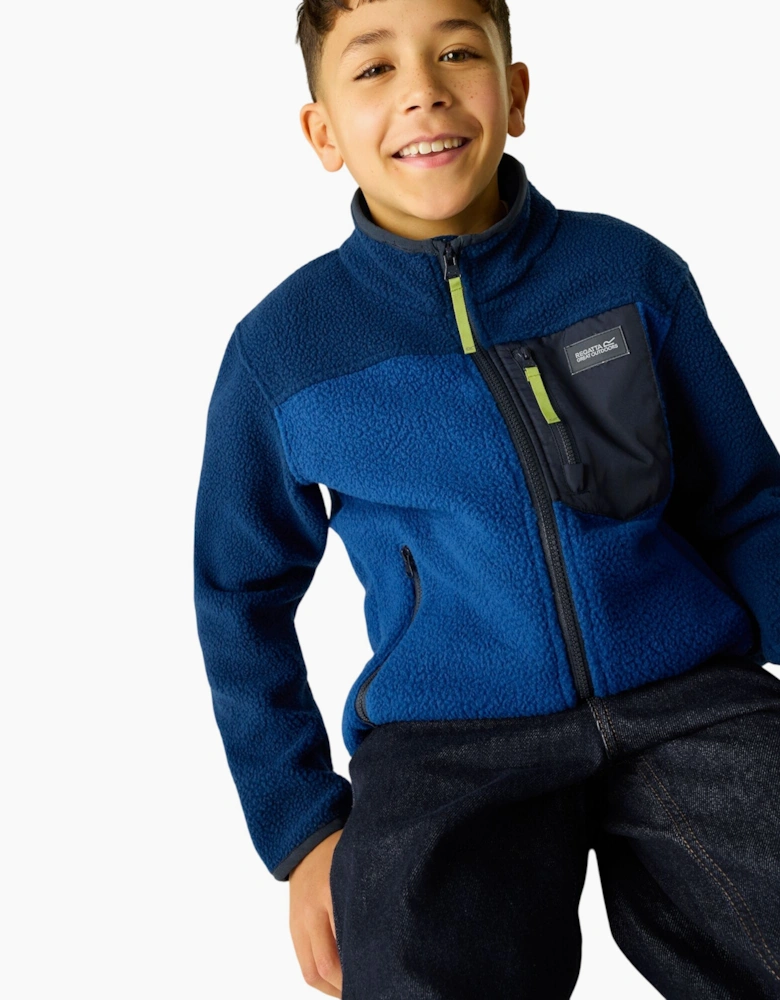 Regatta Childrens/Kids Frankie Colour Block Fleece Jacket