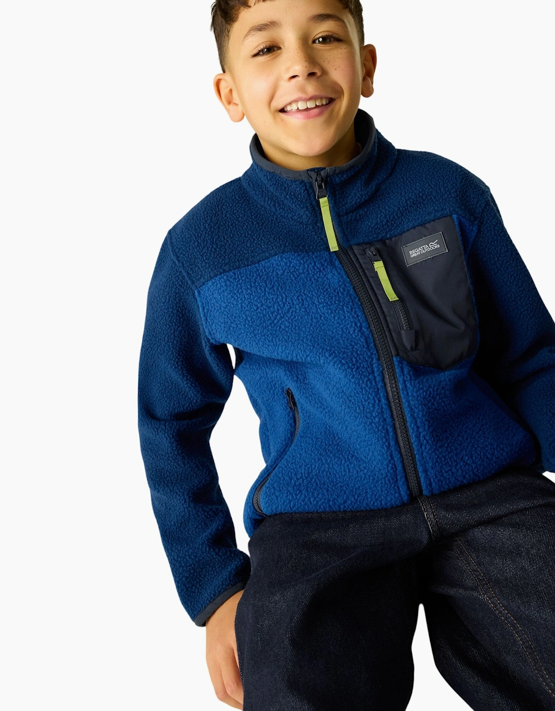 Regatta Childrens/Kids Frankie Colour Block Fleece Jacket
