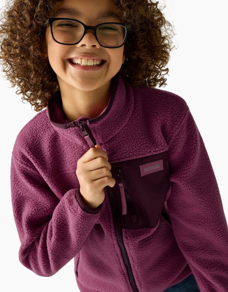 Regatta Childrens/Kids Frankie Colour Block Fleece Jacket