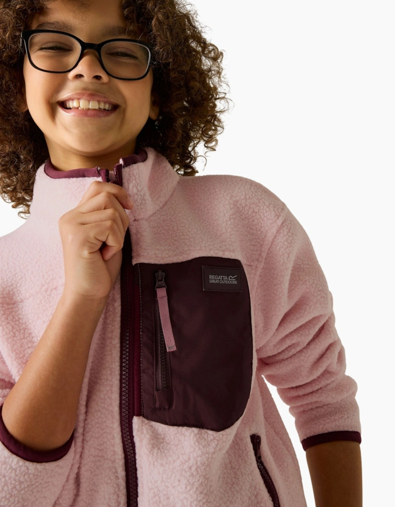 Regatta Childrens/Kids Frankie Colour Block Fleece Jacket