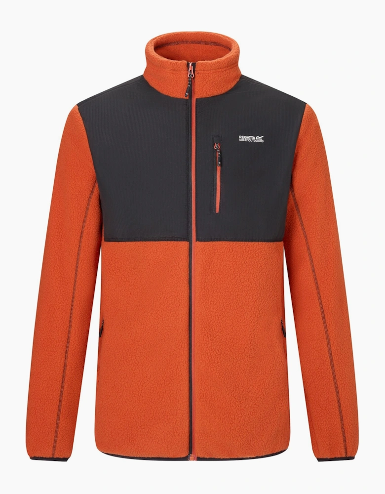 Regatta Mens Morran Water Resistant Full Zip Fleece Jacket