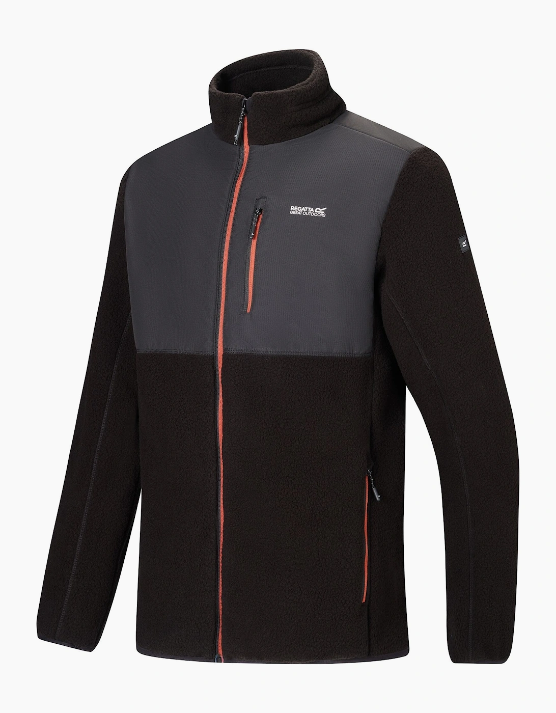 Regatta Mens Morran Water Resistant Full Zip Fleece Jacket