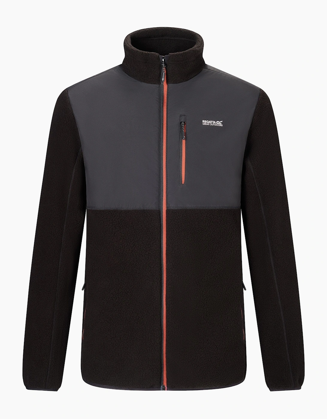 Regatta Mens Morran Water Resistant Full Zip Fleece Jacket