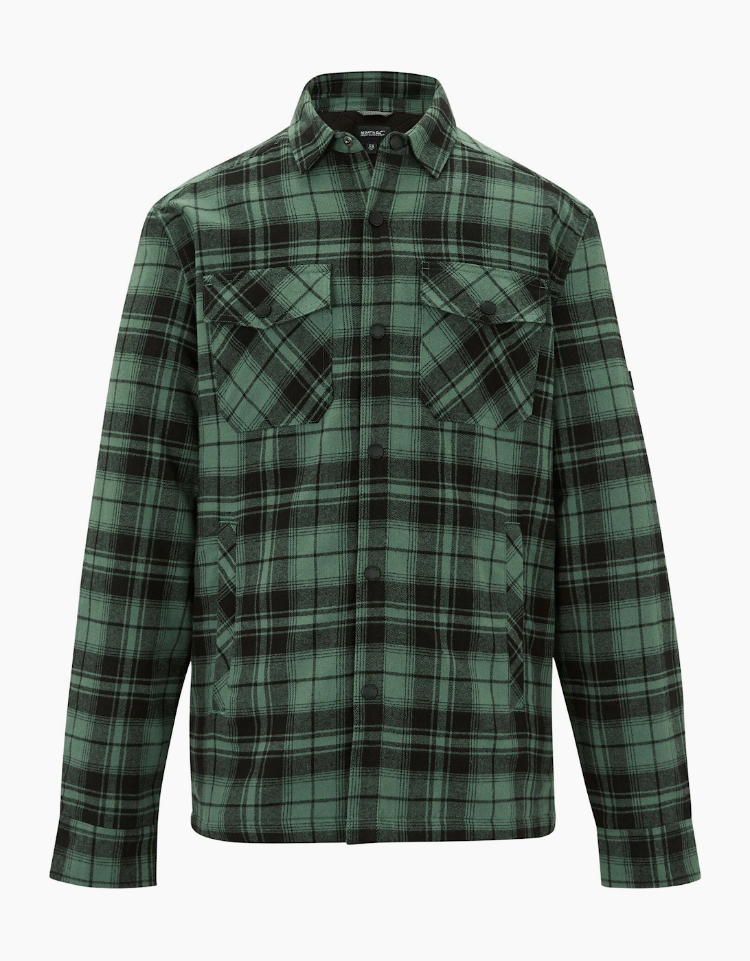 Regatta Men's Regatta Mens Spennith Shacket Checked Shirt - Dark Forest Black