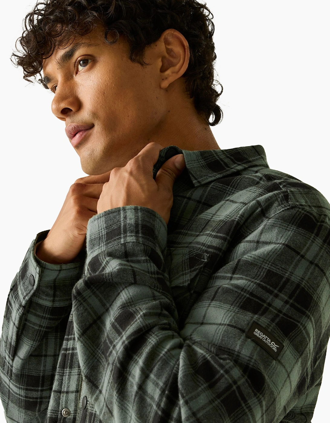 Regatta Mens Spennith Shacket Checked Shirt