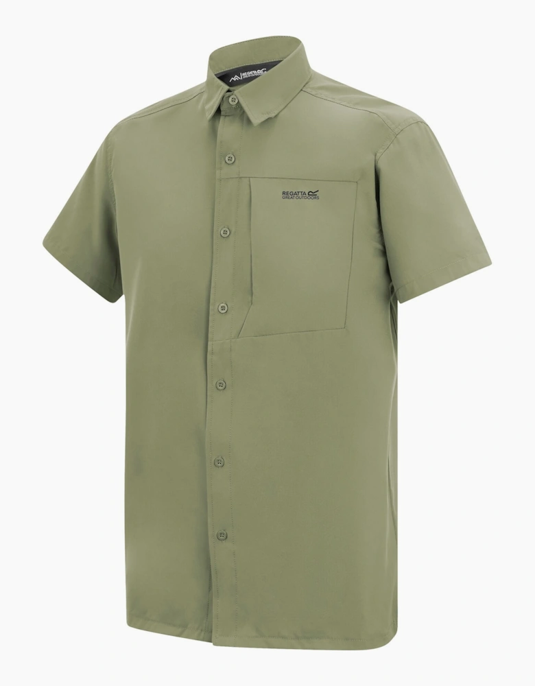Regatta Mens Travel Light Anti-Insect Short-Sleeved Shirt