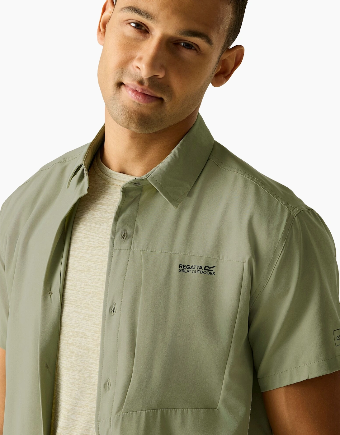 Regatta Mens Travel Light Anti-Insect Short-Sleeved Shirt