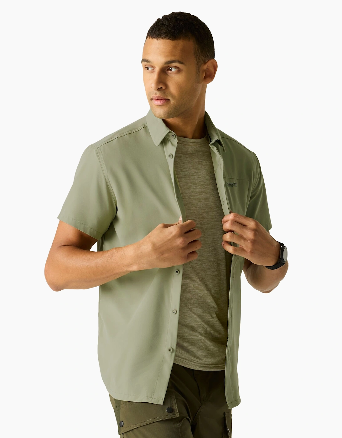 Regatta Mens Travel Light Anti-Insect Short-Sleeved Shirt