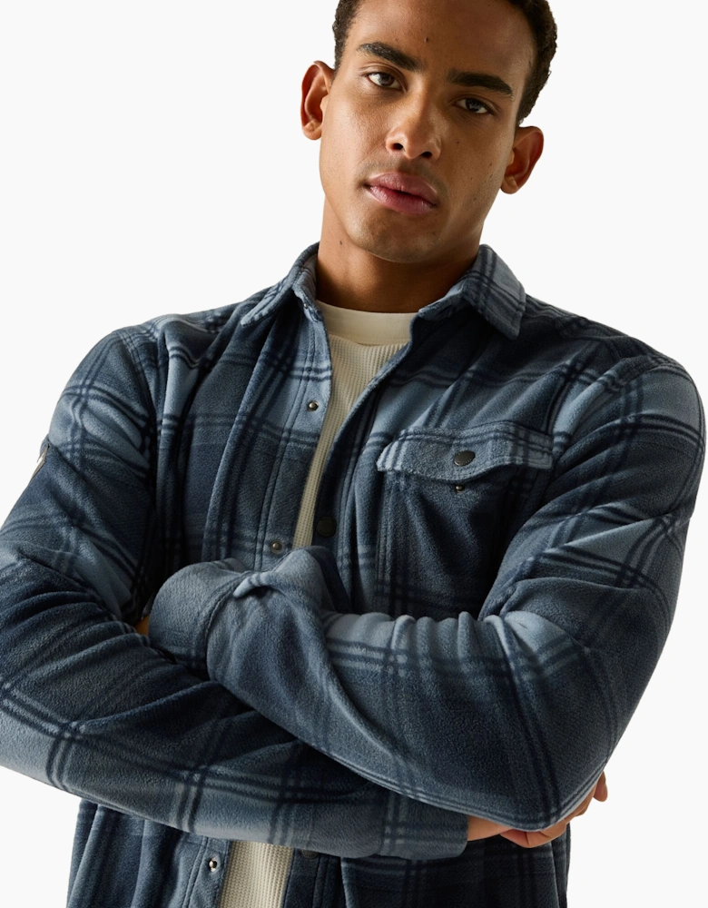 Regatta Mens Frankie Checked Fleece Shirt