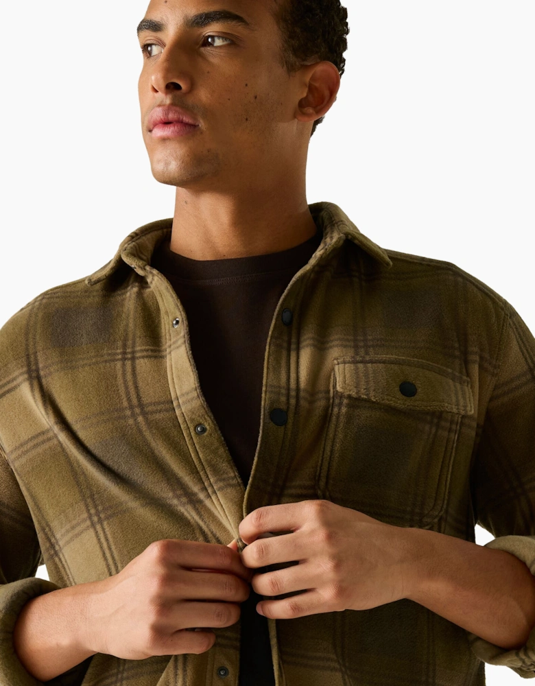 Regatta Mens Frankie Checked Fleece Shirt