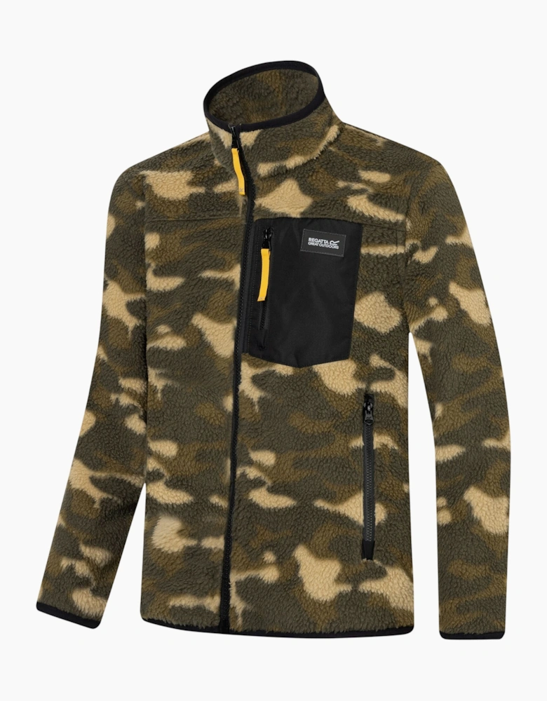 Regatta Childrens/Kids Frankie Camo Full Zip Fleece Jacket