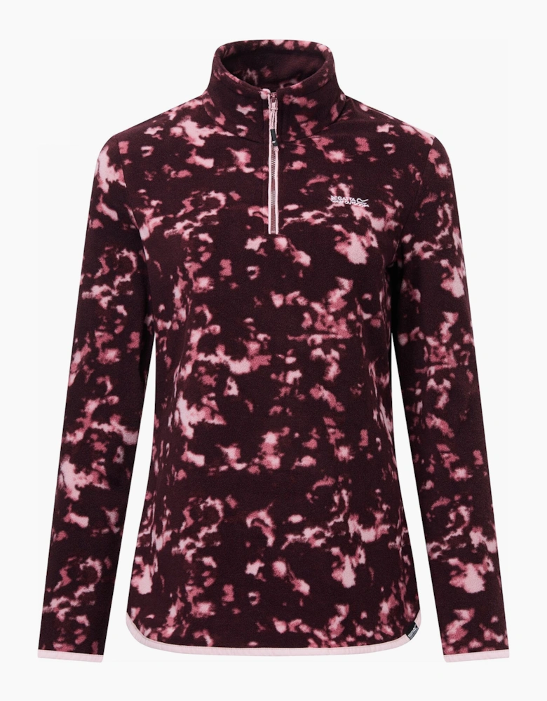 Regatta Womens/Ladies Margot Brush Stroke Quarter Zip Fleece