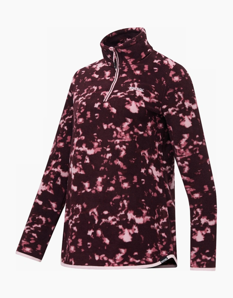 Regatta Womens/Ladies Margot Brush Stroke Quarter Zip Fleece