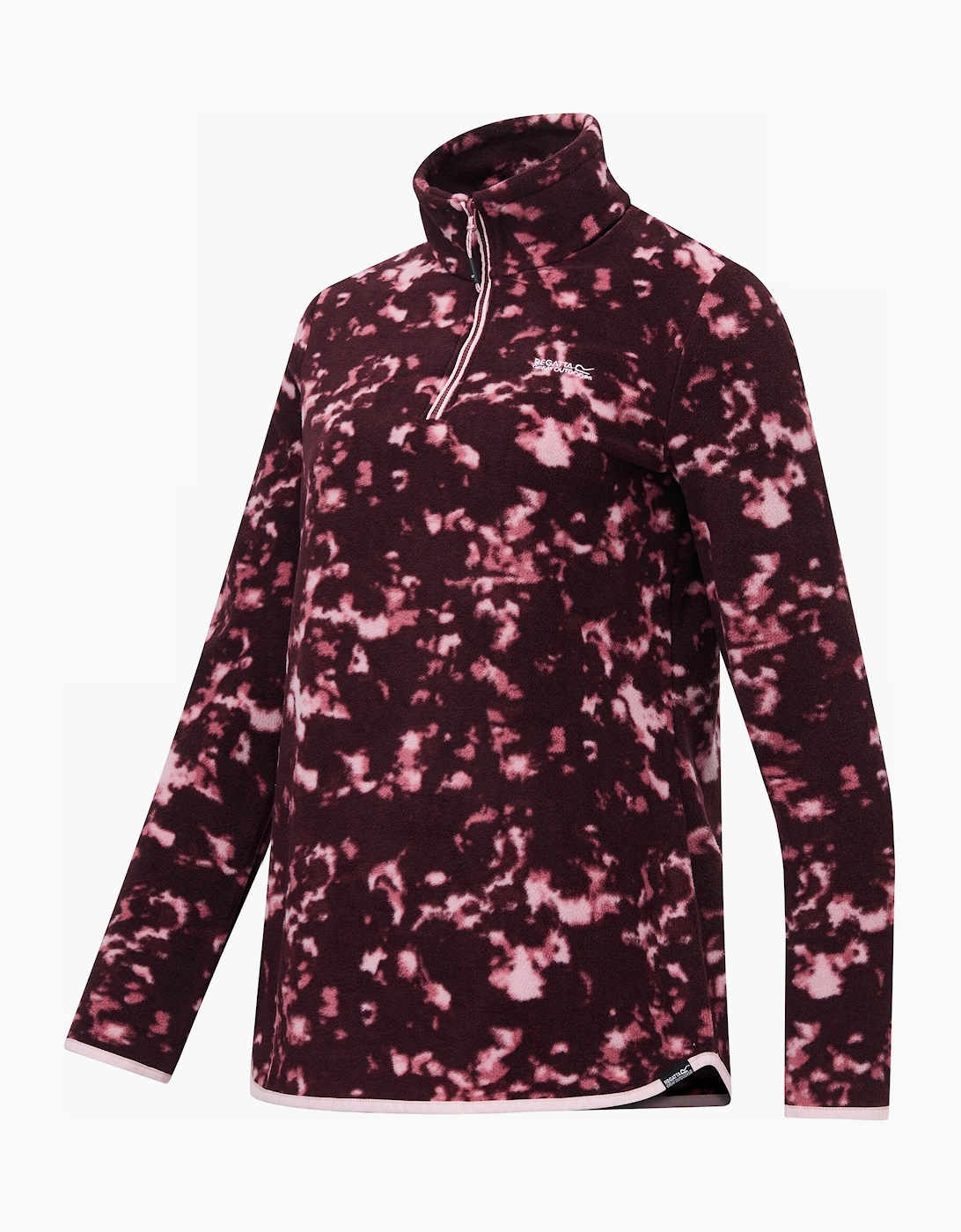 Regatta Womens/Ladies Margot Brush Stroke Quarter Zip Fleece
