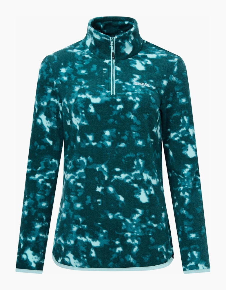 Regatta Womens/Ladies Margot Brush Stroke Quarter Zip Fleece
