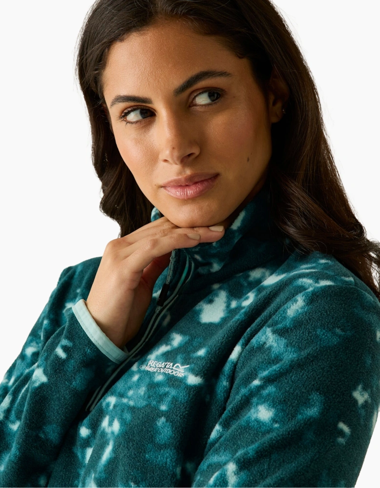Regatta Womens/Ladies Margot Brush Stroke Quarter Zip Fleece